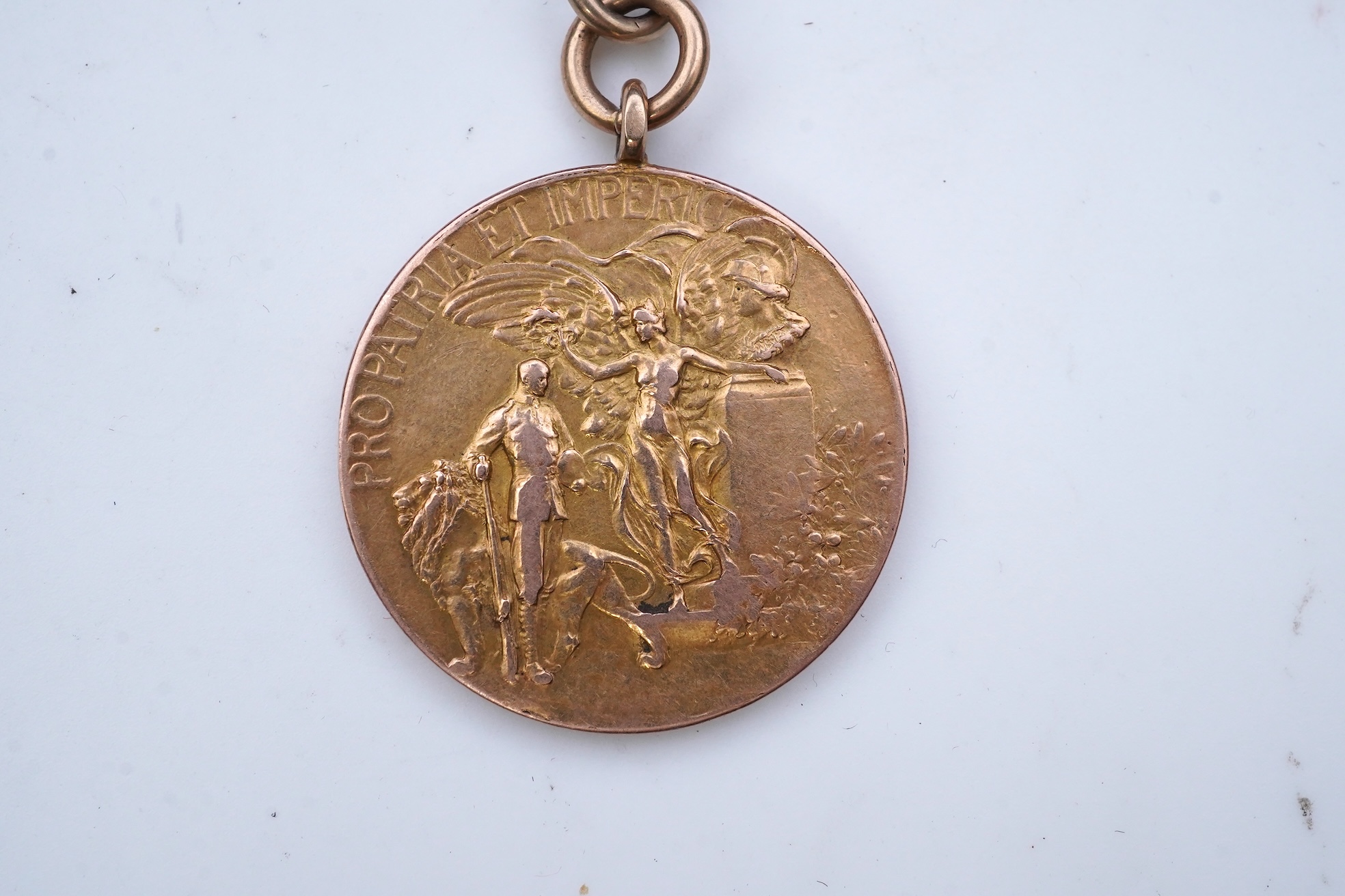 A George V medallion, circa 1911